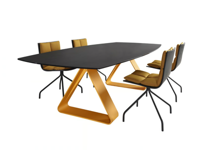 STAY - Rectangular ceramic dining table _ DRESSY