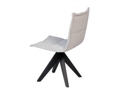 TAIGA B2 - Upholstered trestle-based chair _ DRESSY