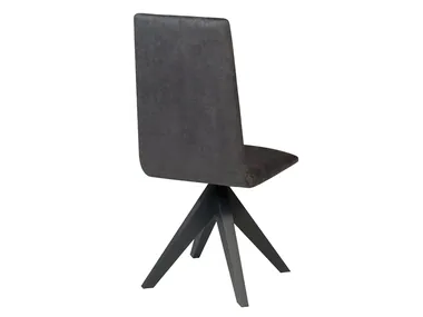 TAIGA H1 - Upholstered trestle-based chair _ DRESSY