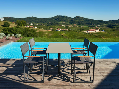 DAKOTA DOUBLE - Rectangular garden table _ DRIGANI