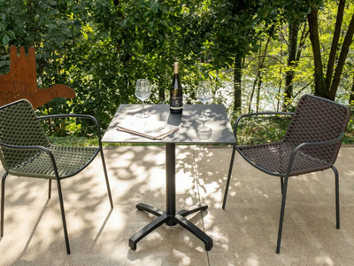 DAKOTA - Folding square garden table _ DRIGANI