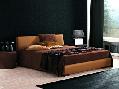 ARON SPONDA STONDATA - Upholstered double bed _ Duomo Design
