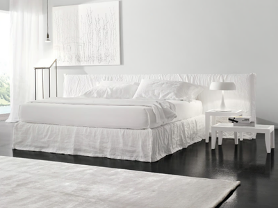 DRESS LONG - Upholstered double bed _ Duomo Design