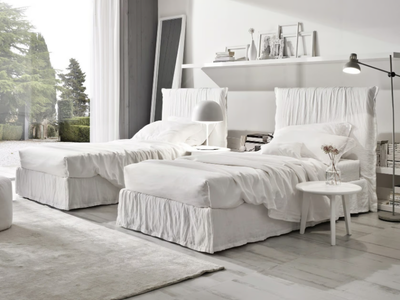 DRESS - Upholstered single bed _ Duomo Design