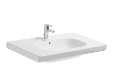 D-CODE - Rectangular ceramic washbasin _ Duravit