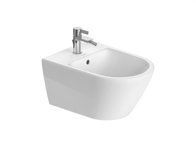 D-NEO - Wall-hung ceramic bidet with overflow _ Duravit