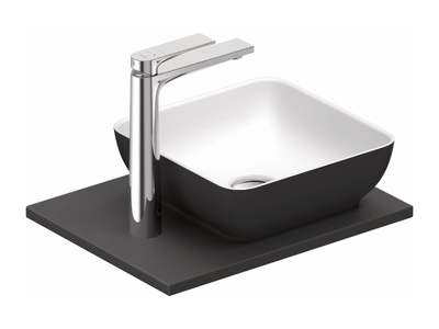 SIVIDA - Single composite material washbasin countertop _ Duravit
