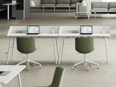 NIDA - Sectional metal and melamine writing desk _ DVO