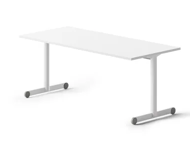 OSLO - Rectangular melamine office desk _ DVO