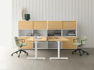 OSLO - Sectional melamine office workstation _ DVO