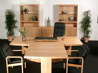 7601 - Wooden meeting table _ Dyrlund