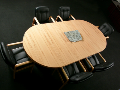 STARLINE - Oval wooden meeting table _ Dyrlund