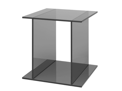 DREI - Square glass coffee table _ E15