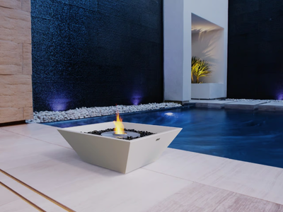 NOVA 600 - Bioethanol freestanding steel fireplace _ EcoSmart Fire
