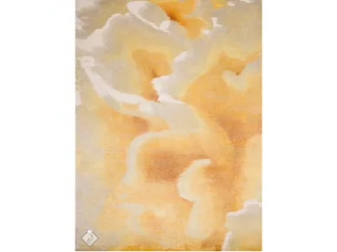 COTTON SUNLIGHT - Rectangular silk rug _ Edition Bougainville