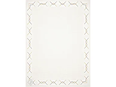 DELANO TWILL - Rectangular wool and silk rug with geometric shapes _ Edition Bougainville