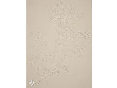 LEAVES RICE - Rectangular wool rug _ Edition Bougainville
