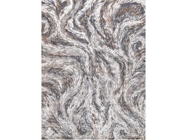 SOWER TAWNY - Rectangular wool and silk rug _ Edition Bougainville