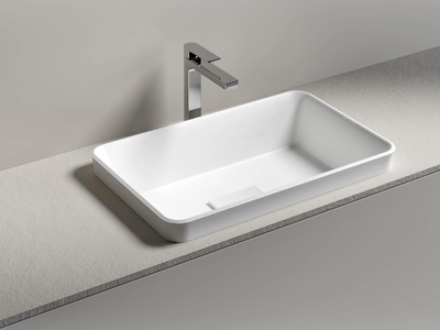 NEMES - Rectangular inset washbasin _ Edoné by Agorà