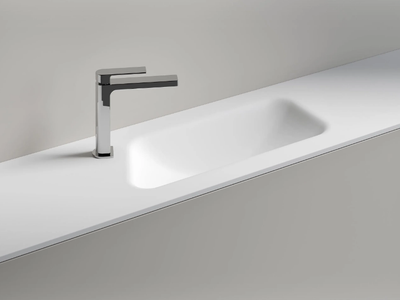 PICTOR - Rectangular stone handrinse basin _ Edoné by Agorà