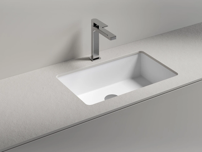RIGA 60 - Undermount rectangular washbasin _ Edoné by Agorà