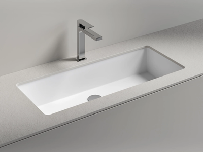 RIGA 90 - Undermount rectangular washbasin _ Edoné by Agorà