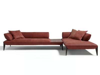 AVENUE - Sectional sofa with integrated coffee table _ Egoitaliano