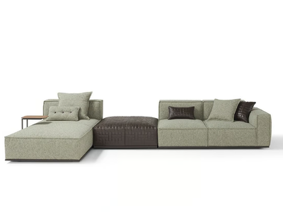 PLAZA - Sectional fabric sofa _ Egoitaliano