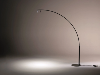 IRIS - LED adjustable aluminium arc lamp _ EGOLUCE