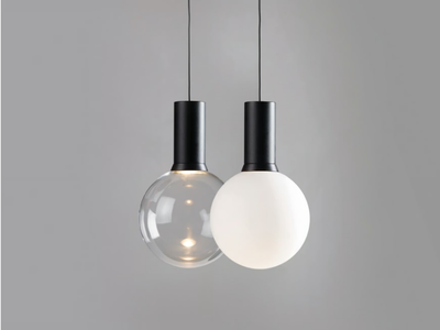 NEWTON SYSTEM - LED glass and aluminium pendant lamp _ EGOLUCE