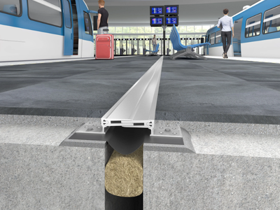 NOVOJUNTA PRO® METAL 100 - Aluminium Flooring joint _ EMAC Italia