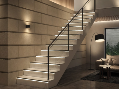 NOVOPELDAÑO ECLIPSE® AURA - Anodized aluminium star nosing _ EMAC Italia