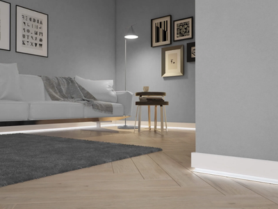 NOVORODAPIE ECLIPSE® SP - LED aluminium skirting board _ EMAC Italia