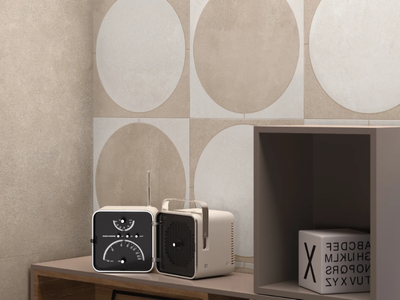 BE-SQUARE SAND - Indoor porcelain stoneware wall/floor tiles _ emilgroup