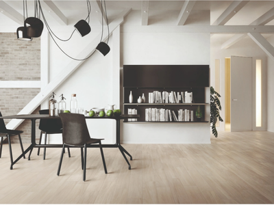 SLEEK WOOD WHITE - Porcelain stoneware wall/floor tiles with wood effect _ emilgroup