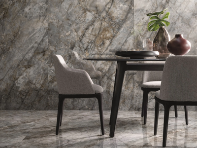 TELE DI MARMO REVOLUTION BLU ANDE - Porcelain stoneware wall/floor tiles with marble effect _ emilgroup