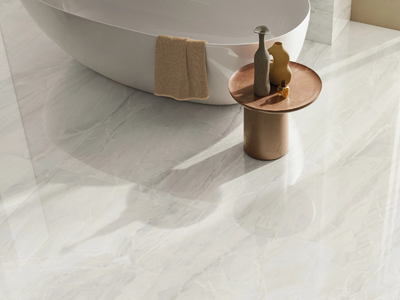 TELE DI MARMO SELECTION WHITE - Porcelain stoneware wall/floor tiles with marble effect _ emilgroup