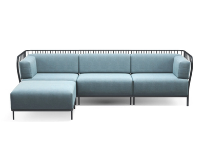 CANNOLÈ - 3-seater sofa with daybed _ Emu