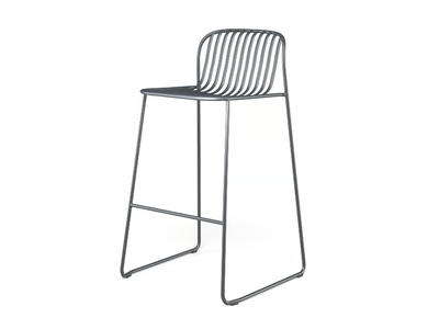 RIVIERA - High steel stool _ Emu