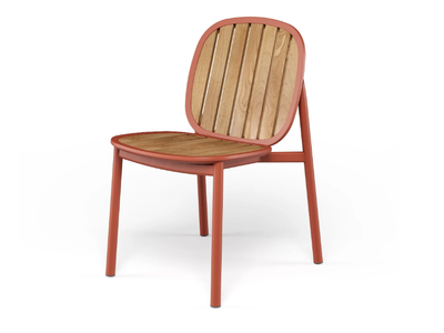 TWINS - Teak garden chair _ Emu