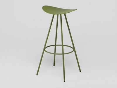 COMA 4L - High trestle-based polypropylene stool _ ENEA