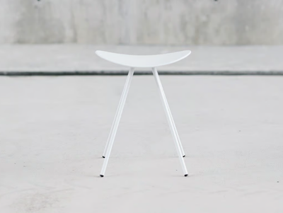 COMA 4L - Low trestle-based polypropylene stool _ ENEA