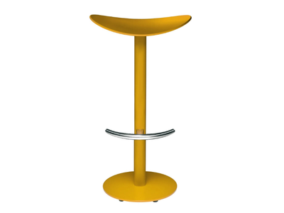 COMA - Steel and polypropylene high stool with footrest _ ENEA