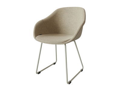 LORE SLEDGE - Sled base chair with armrests _ ENEA