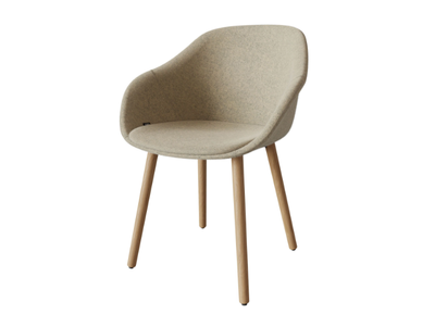 LORE WOOD - Chair with armrests _ ENEA