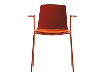 LOTTUS - Polypropylene chair with armrests _ ENEA