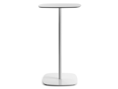 LOTTUS - Square high table with steel base and HPL top _ ENEA