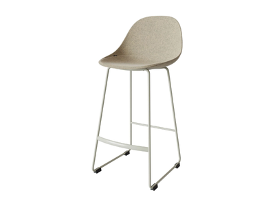 MATE SLEDGE - Stackable barstool with footrest _ ENEA