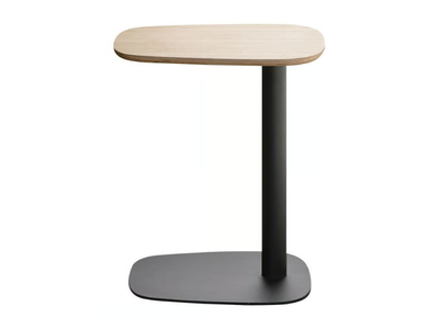 PUCK - Steel and wood side table _ ENEA
