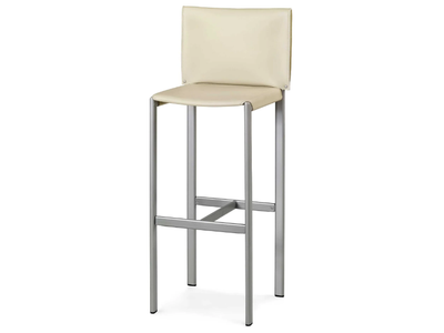 BILBAO - High tanned leather stool _ ENRICO PELLIZZONI